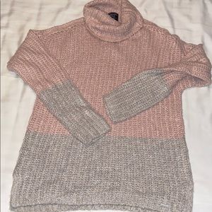 Abercrombie Two Tone Turtleneck Sweater